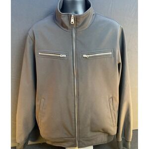 Buffalo David Bitton Jacket‎ Black Designer Trademark 1973 Men's Size Large